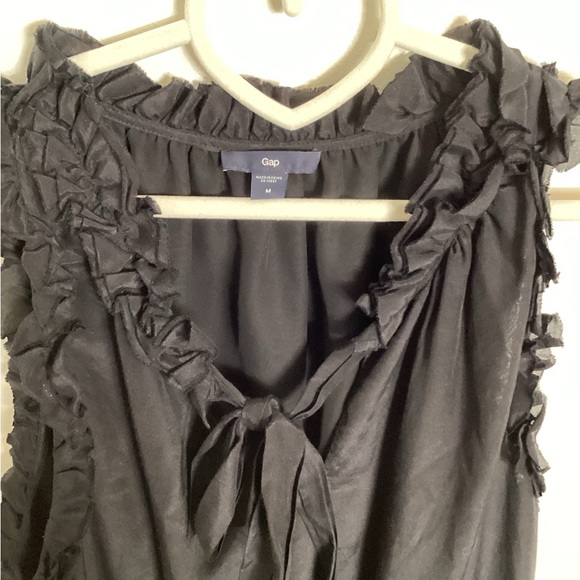 011 Chic Gap black Size M lightweight sundress midi - Picture 4 of 4